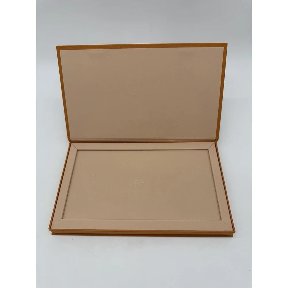 Authentic Louis Vuitton Empty Magnetic Gift Box Small Orange LV Storage 10